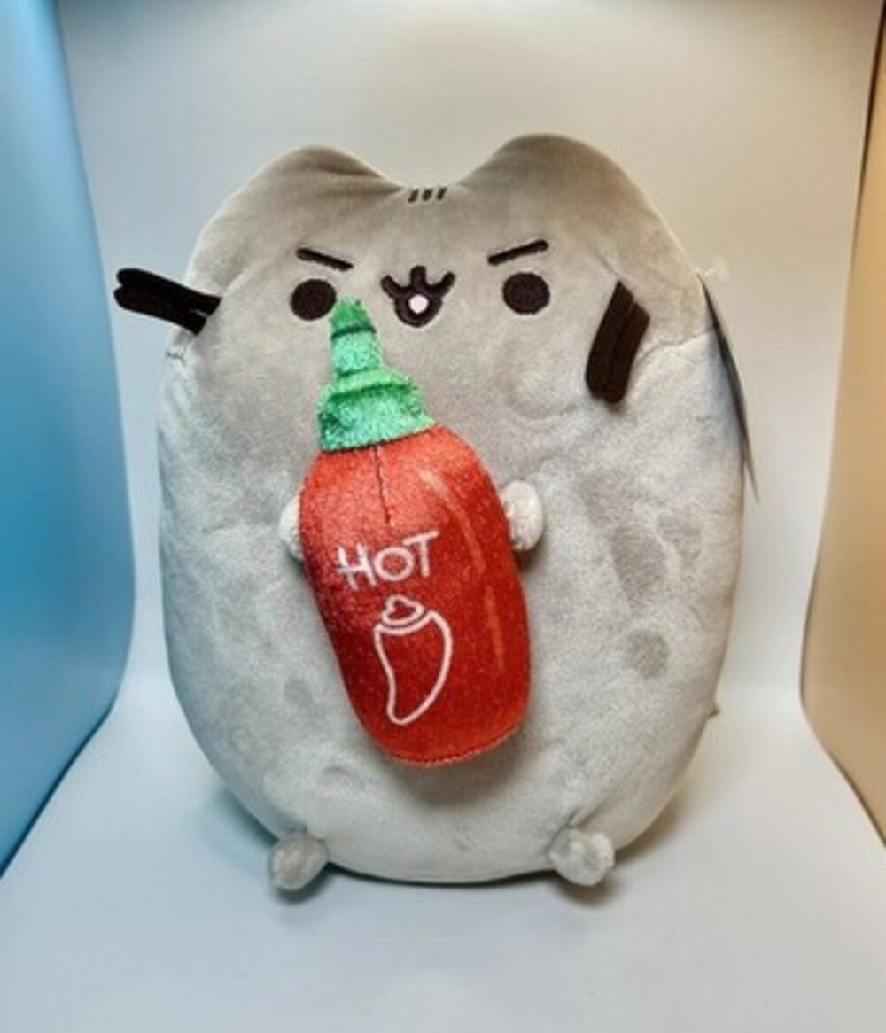 Pusheen Snackable Hot Sauce Plush 9" 2023 GUND IT'SUGAR Exclusive - RARE-NWT